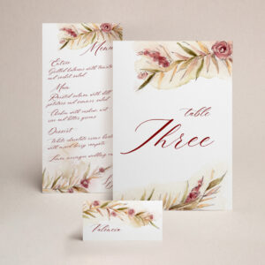 Reception Stationery